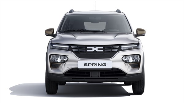  the dacia spring from the front side