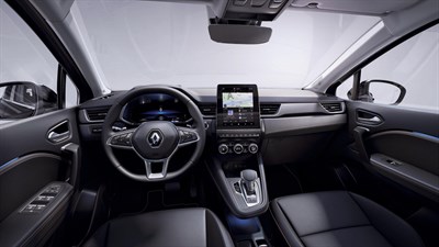 the inside of the renault captur