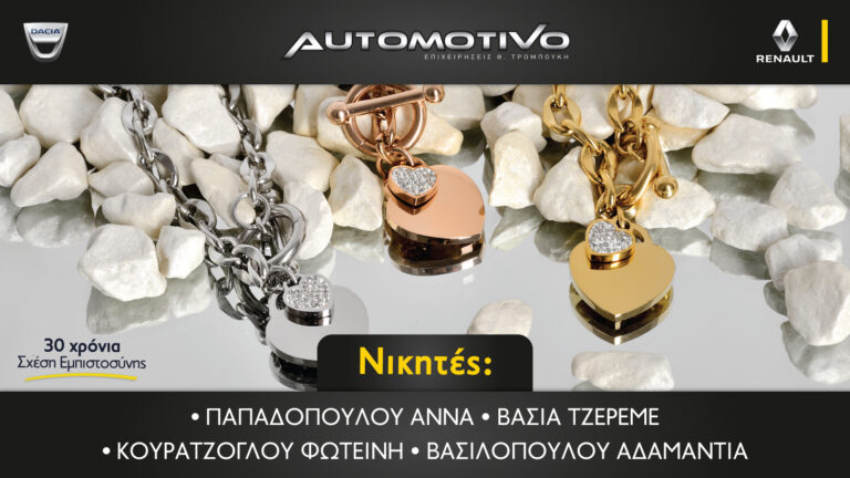 Νικητές Διαγωνισμού Automotivo 